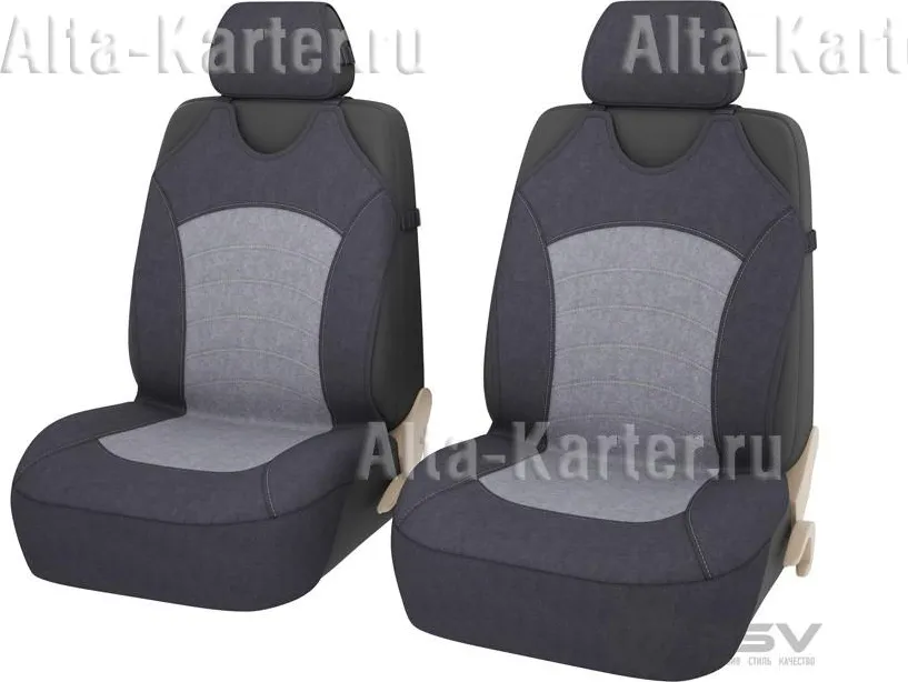 Чехлы-майки универсальные PSV Genesis Front на передние сидения, цвет Серый