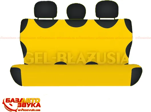 Чехлы-майки универсальные Kegel Koszuki на задние сидения авто, цвет Желтый