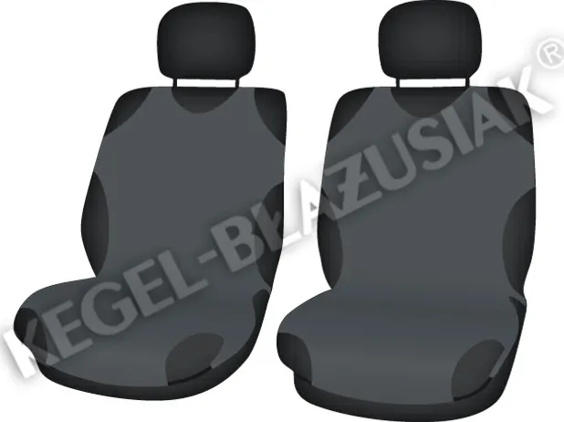 Чехлы-майки универсальные Kegel Koszuki на передние сидения авто, размер A, цвет Темно-серый