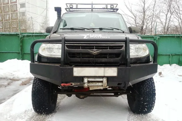 Бампер силовой OJ передний для УАЗ Pickup 2008-2020