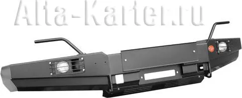 Бампер силовой OJ передний (без дуг) для ГАЗ Газель 32217, 33027, 27057 2010-2020