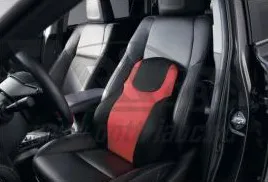 Подушка Sotra серия 3D Racing для поддержки спины и поясницы водителя, цвет Черный + Красный