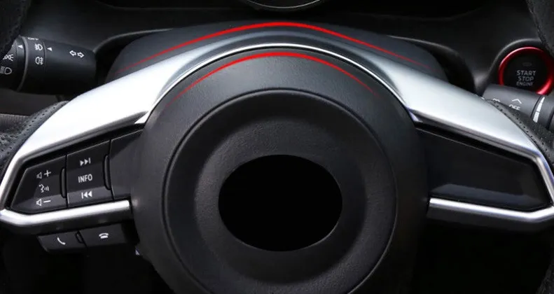 Накладка OEM-Tuning на руль для Mazda CX-5 II 2017-2020