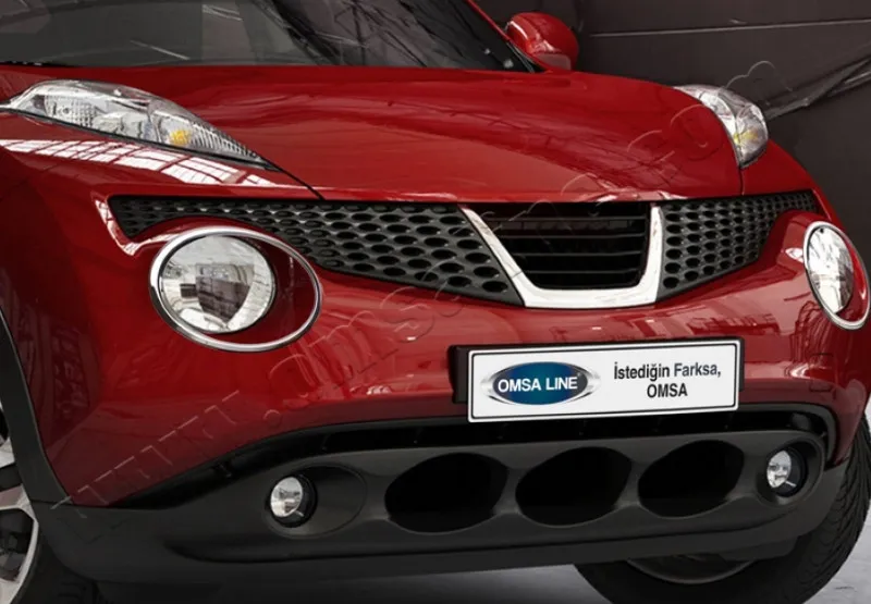 Окантовка Omsa Line на передние фонари для Nissan Juke 2014-2020