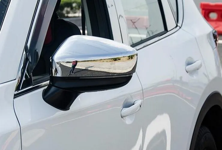 Молдинг OEM-Tuning на зеркала для Mazda CX-5 II 2017-2020 Хром