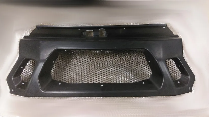 Решетка радиатора с ресничками АВС-Дизайн для УАЗ Пикап 2015-2020