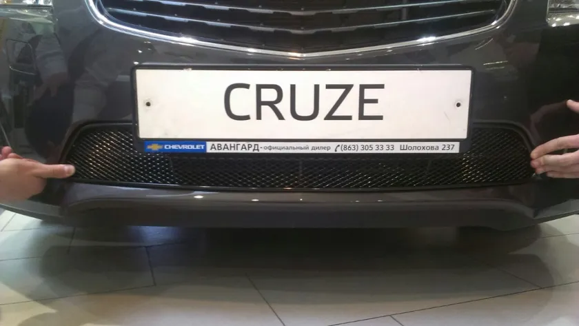 Сетка внешняя Arbori на бампер для Chevrolet Cruze J300 2012-2020