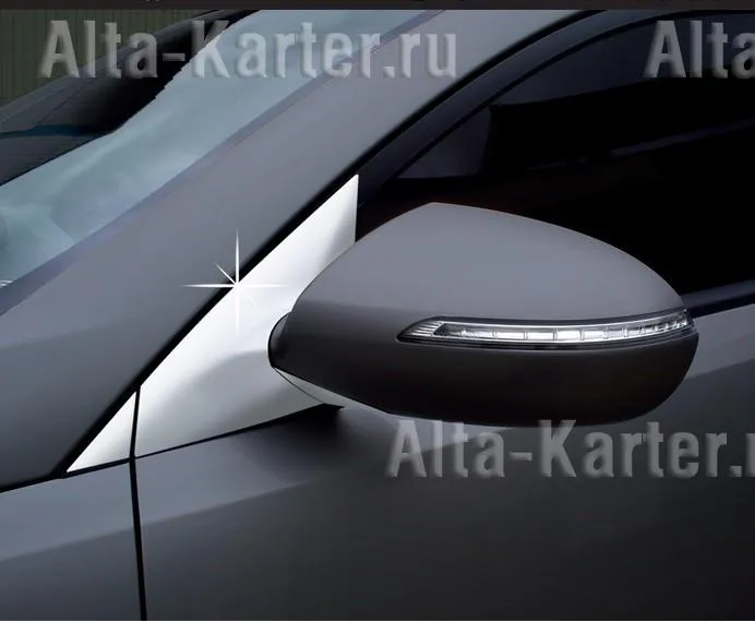 Накладки Autoclover на крепление бокового зеркала для Kia Sportage III 2010-2014