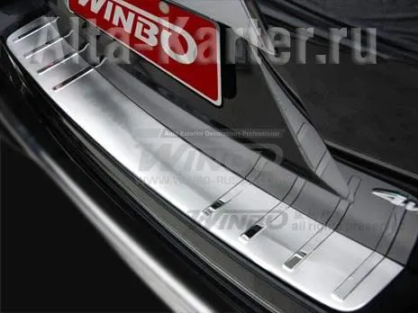 Накладка Winbo на задний бампер для Toyota Highlander II 2007-2013