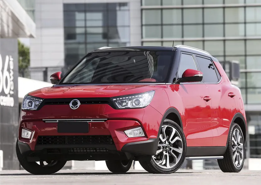 Решетка Rival бампера d10 верхняя для SsangYong Tivoli I 2016-2020