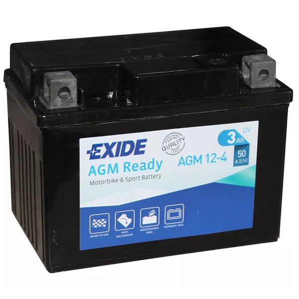 Аккумуляторная батарея Exide AGM124 (12В, 3А/ч)
