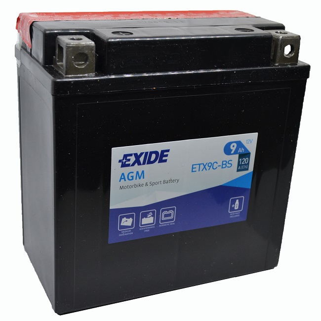 Аккумуляторная батарея Exide ETX9CBS (12В, 9А/ч)
