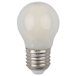 Светодиодная лампа ЭРА Б0027931 F-LED P45-5w-827-E27 frozed шарик, матовый