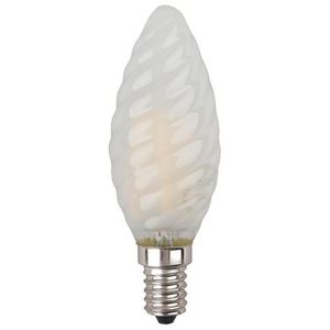 Светодиодная лампа ЭРА Б0027937 F-LED BTW-5w-827-E14 frozed свеча витая, матовая