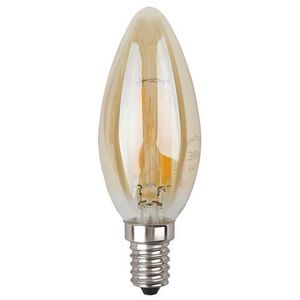 Светодиодная лампа ЭРА Б0027939 F-LED B35-5w-827-E14 gold свеча золотая