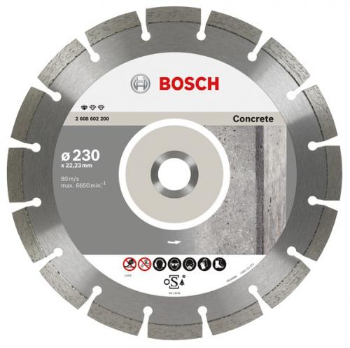 Алмазный диск по бетону Bosch Concrete Professional ECO BPE (2608602200) d=230мм d(посад.)=22.23мм (