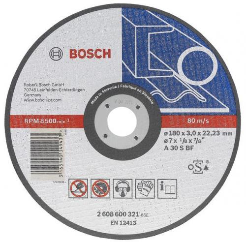 Отрезной диск по металлу Bosch (2608600394) d=125мм d(посад.)=22.23мм (угловые шлифмашины)