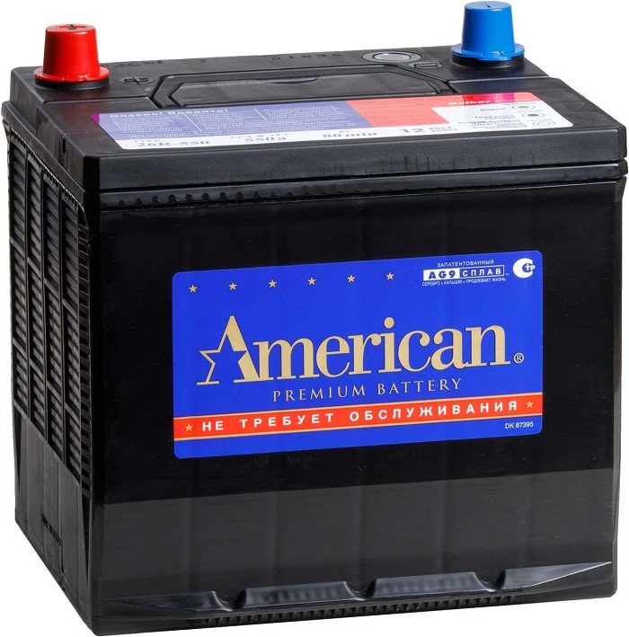 Аккумуляторная батарея American 48770 (12В, 80А/ч)