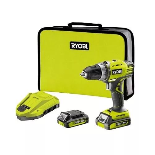 Аккумуляторная дрель-шуруповерт Ryobi R14DDE-LL15S 2x1.5Ah 5133001900