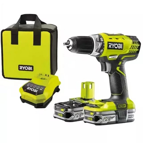 Аккумуляторная дрель-шуруповерт Ryobi R14DDE-LL25S 2x2.5Ah 5133002212