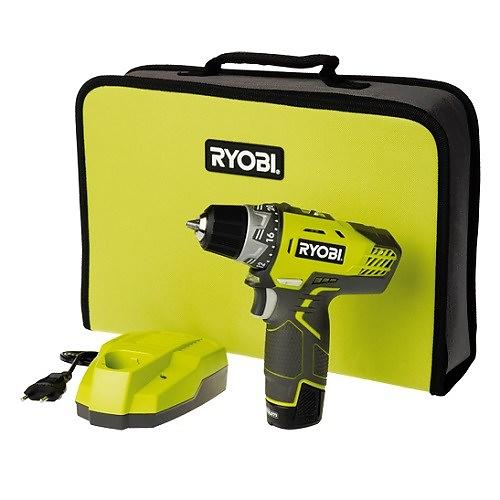 Аккумуляторная дрель-шуруповерт Ryobi R12DD-L13S 1x1.3Ah 5133001800