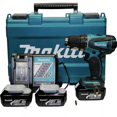 Аккумуляторная дрель-шуруповерт Makita DDF456RFE3 