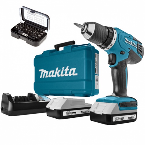 Аккумуляторная дрель-шуруповерт Makita DF457DWEX8 