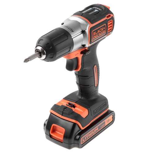 Аккумуляторная дрель-шуруповерт Black&Decker ASD18K-QW