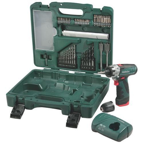 Аккумуляторный винтоверт Metabo PowerMaxx BS Basic Set 600080880