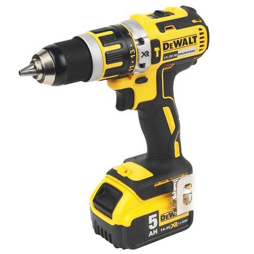 Аккумуляторная ударная дрель-шуруповерт DeWalt DCD 737 P2-QW 2х5Ah