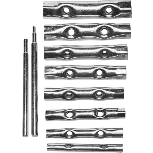 Набор ключей трубчатых STAYER 2719-H10, 6-22 мм, 10 предметов