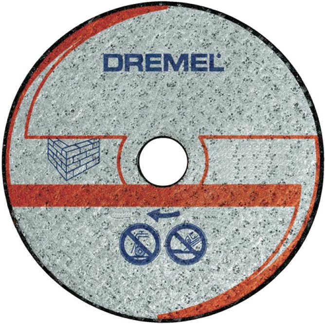 Диск отрезной по бетону Dremel 2615S520JA, 77х11 мм