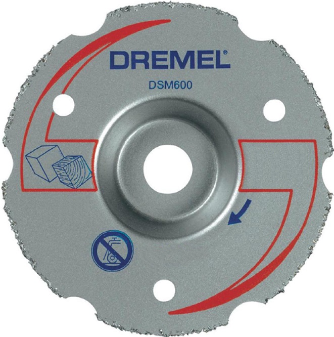 Диск для резки заподлицо Dremel 2615S600JA, 77 мм