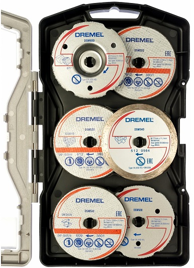 Набор отрезных дисков Dremel 2615S705JA, 7 штук