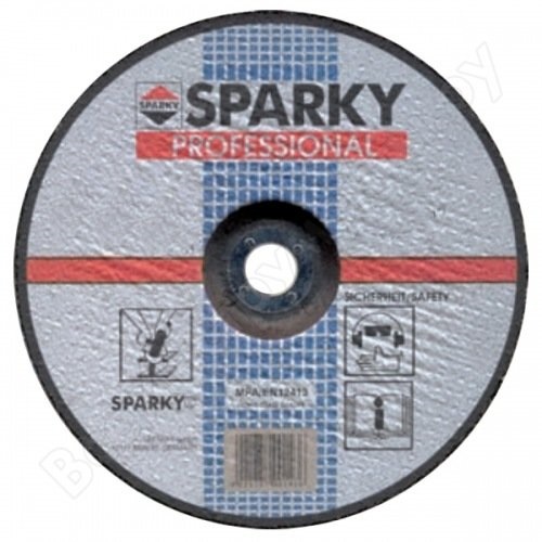 Шлиф. диск по камню 125x6x22.2 C24R, 5 шт. Sparky