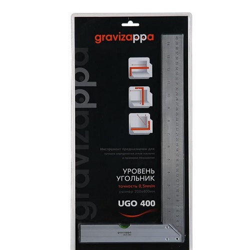 Угольник-уровень GRAVIZAPPA UGO400 78719