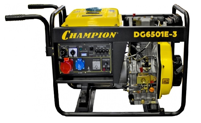 Дизельный генератор CHAMPION DG6501E-3