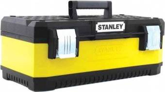 Ящик для инструмента Stanley 1-95-614, металлопластмассовый, желтый  26, 67,2 x 30,3 x 89,3