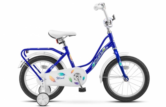 Велосипед 16 детский STELS Wind (2019), синий LU070411