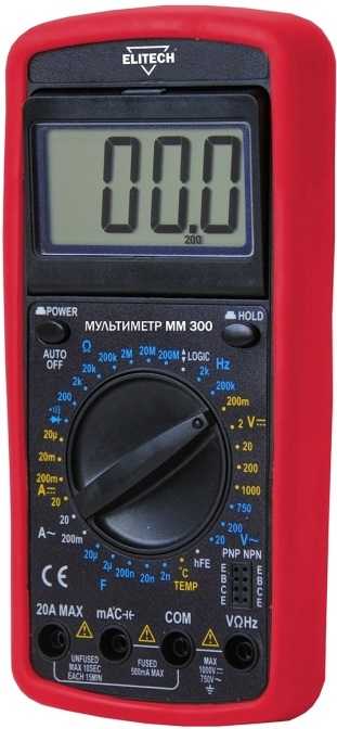 Мультиметр ELITECH ММ 300