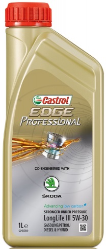 Масло моторное синтетическое Castrol 157AD5 EDGE Professional LL III Titanium FST 5W-30, 1л