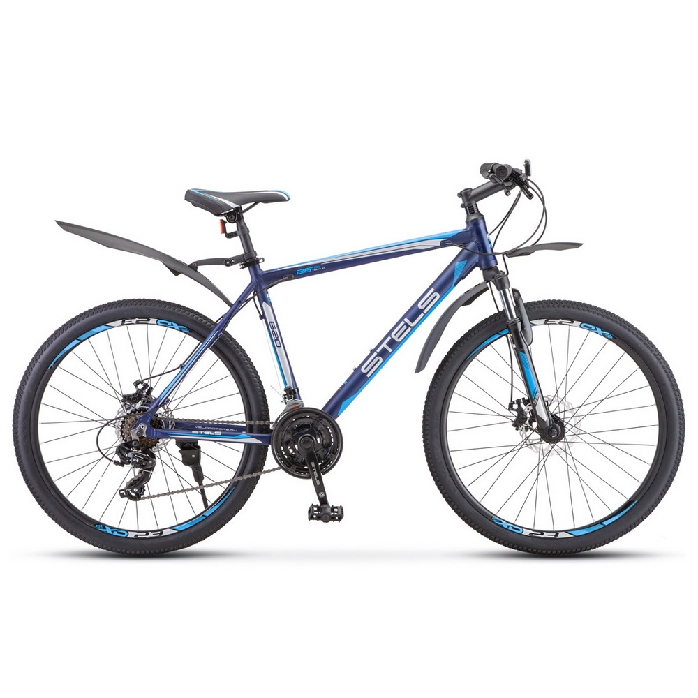 Велосипед 26 горный STELS Navigator 620 D (2020), темно-синий LU084780