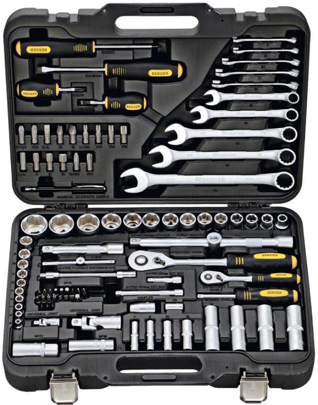 Автомобильный набор инструментов Berger BG095-1214 (95 предметов)