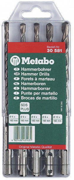 Набор буров SDS-plus Metabo 630581000 (5-10 мм)