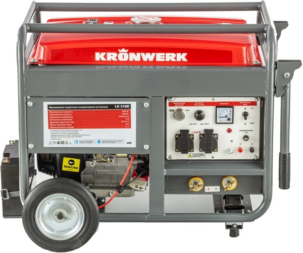 Бензиновая сварочная генераторная установка Kronwerk LK 210Е 94679