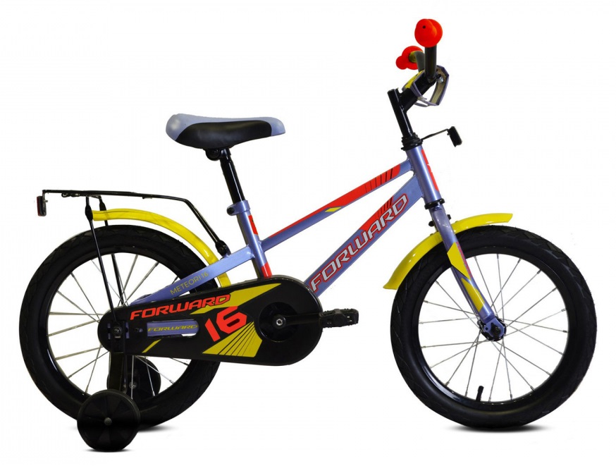 Велосипед 16 Forward Meteor Серо-голубой/Красный, RBKW0LNG1042