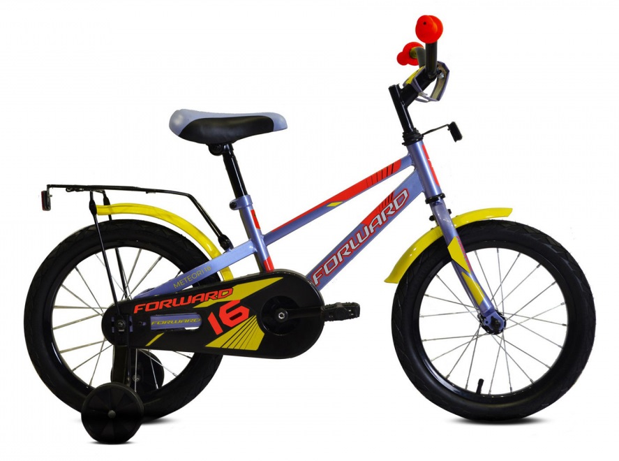 Велосипед 18 Forward Meteor Серо-голубой/Красный, RBKW0LNH1040