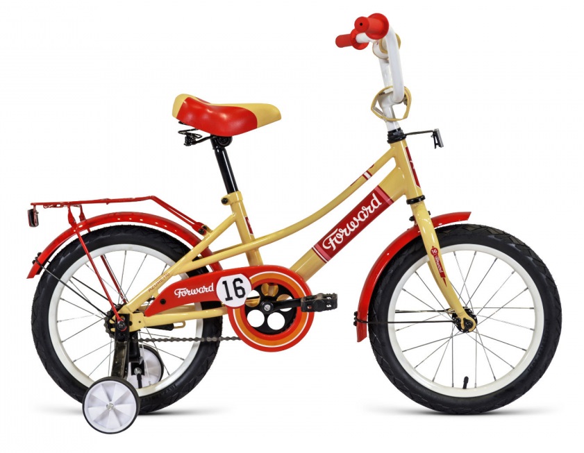 Велосипед 16 Forward Azure Бежевый/Красный, RBKW0LNG1021