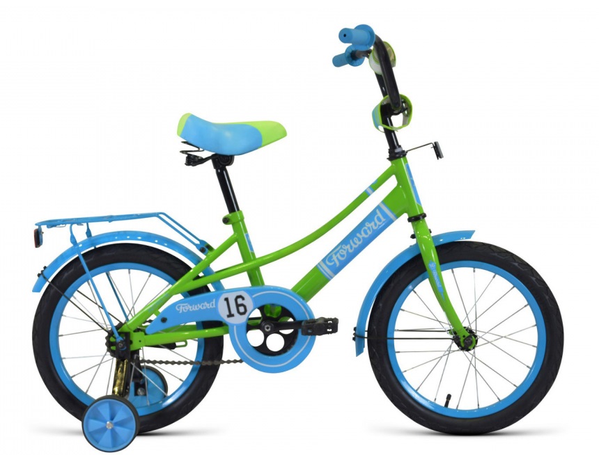 Велосипед 16 Forward Azure Зеленый/Голубой, RBKW0LNG1023