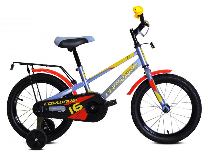 Велосипед 12 Forward Meteor Серо-голубой/Желтый, RBKW0LNE1019